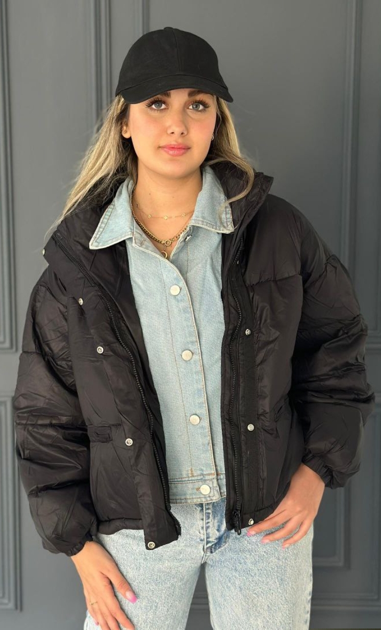 کاپشن دوتیکه  در ۲ رنگ سایز ۳۶ تا ۴۴  کار وارداتی